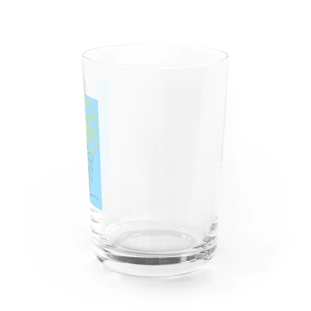 現代アートの巨匠の5画の花　ver.2 Water Glass :right