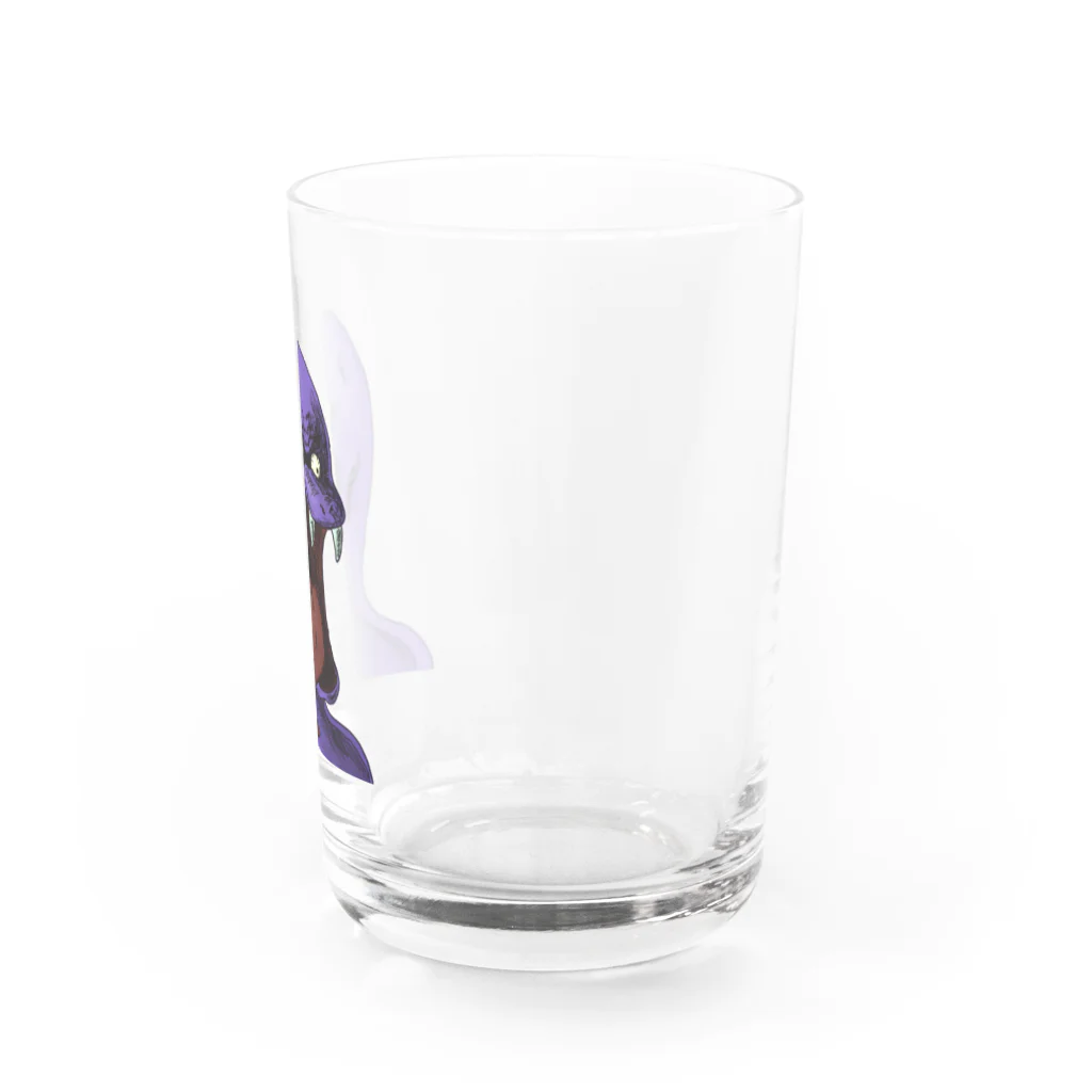 れいしょうのSUZURIのNFT風のコブラ ~Cobra Face Is Scary~ Water Glass :right