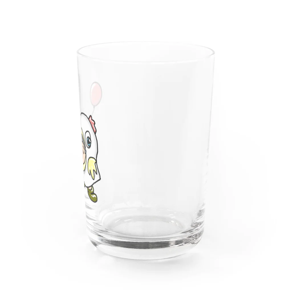 ガム坊主の公式グッズショップの被り小人シリーズ（ニワトリ） Water Glass :right