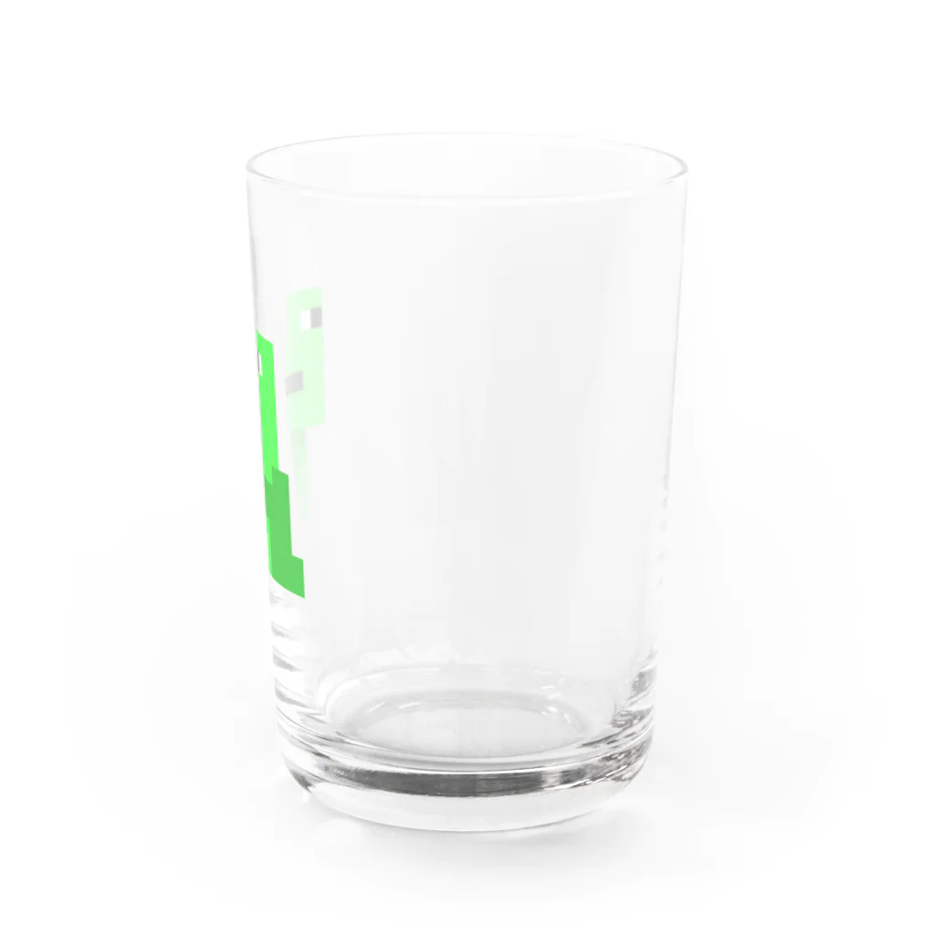 ボーダーラインのキモカエル Water Glass :right