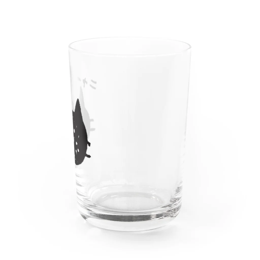 Peco Peco Boo&Carotte cocon❋のくろにゃん Water Glass :right