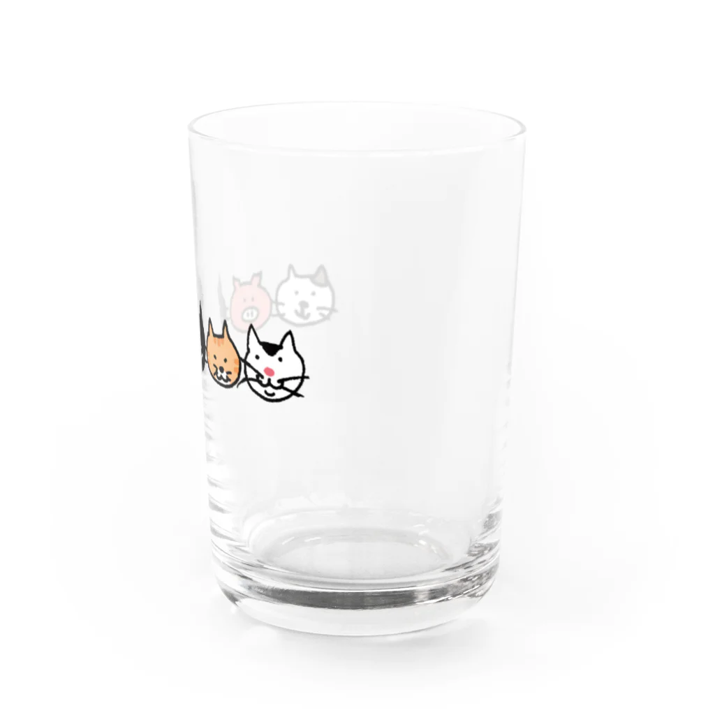 Peco Peco Boo&Carotte cocon❋のにゃんぶ〜！？ Water Glass :right