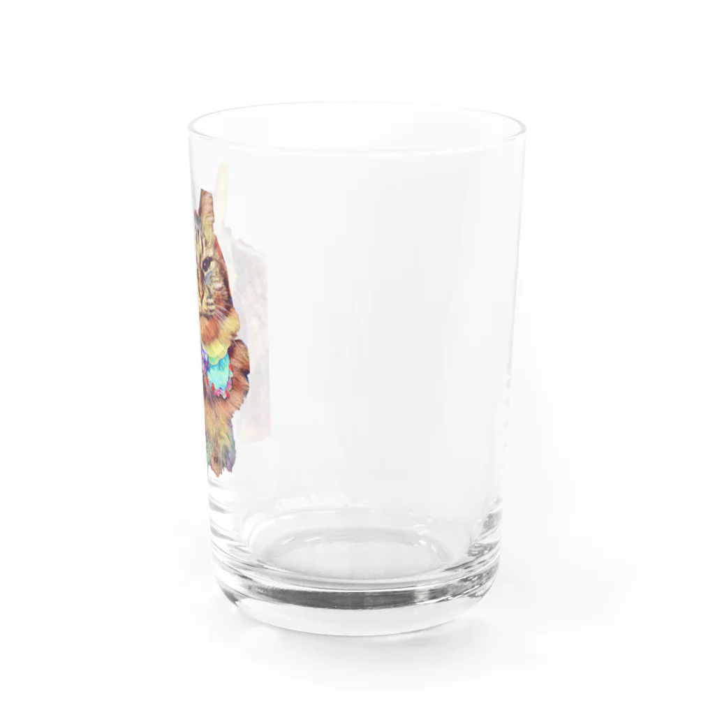 GreenLifezの猫の月見ちゃん Water Glass :right