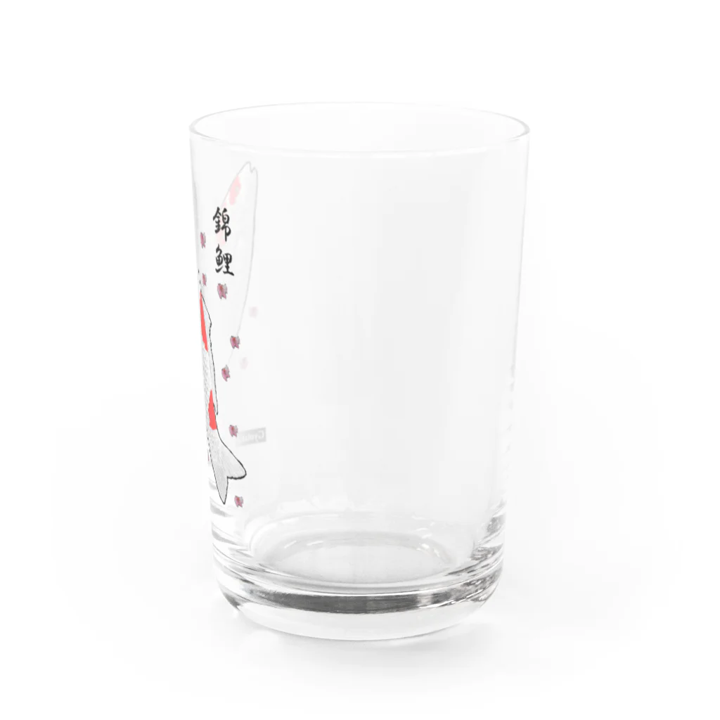 G-HERRINGの錦鯉！（ニシキゴイ）あらゆる生命たちへ感謝をささげます。 Water Glass :right