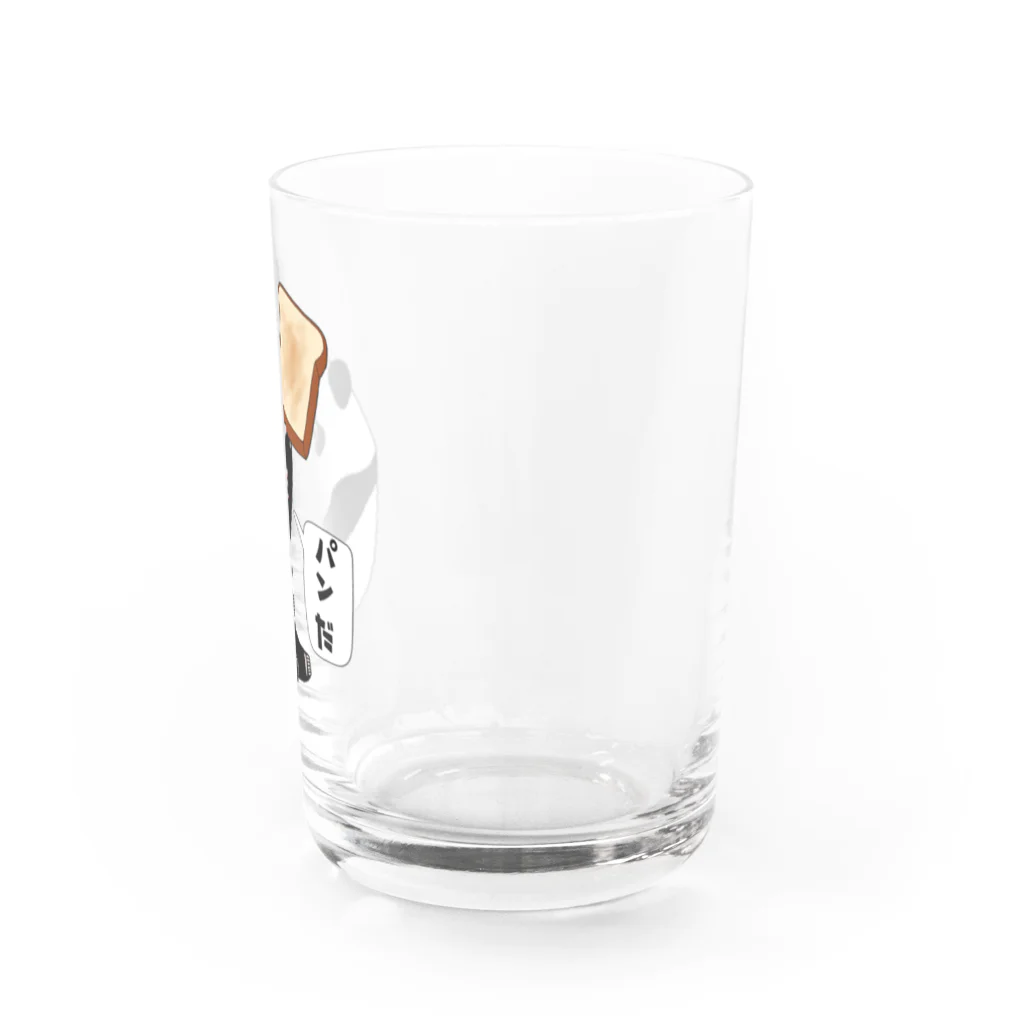 LalaHangeulの「パンだ」とつぶやく子パンダ Water Glass :right