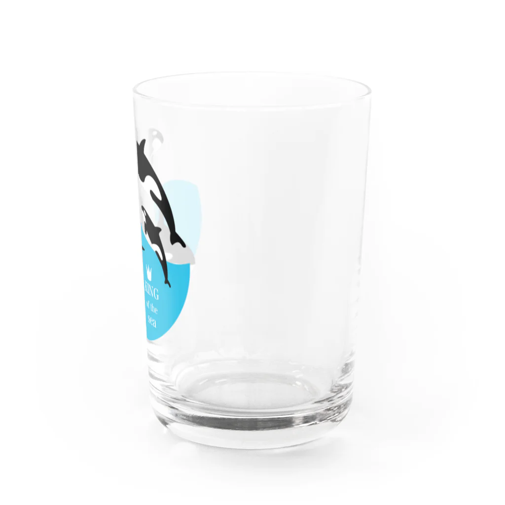 そいそいソイラテの海の王者シャチ Water Glass :right