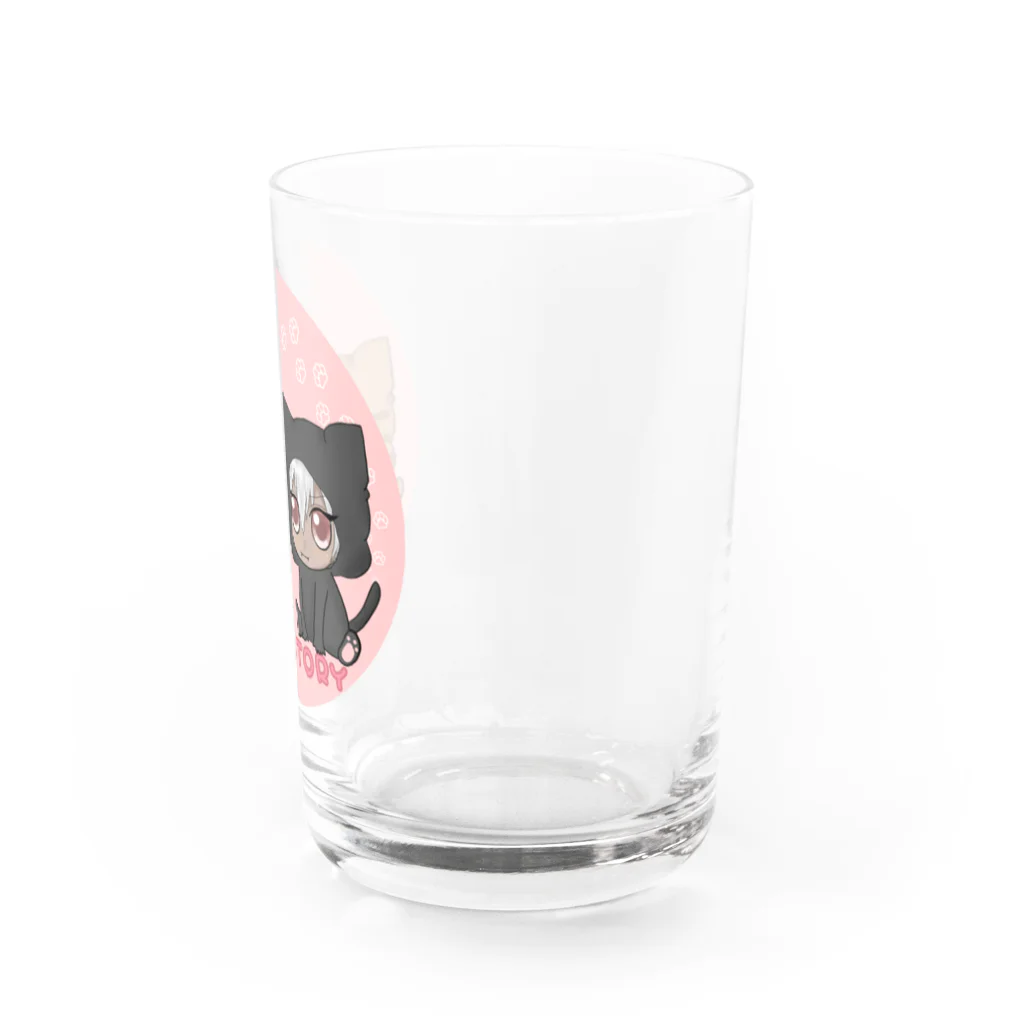 蒼空のにゃんこだよ Water Glass :right