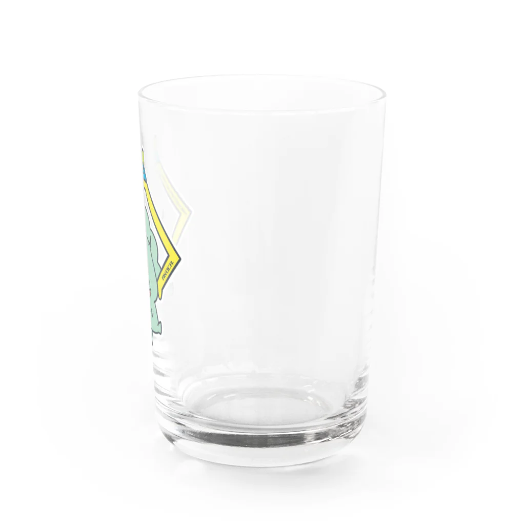 akoca.(アコカ)のトリケラトプスのとりきち-クレーン- Water Glass :right