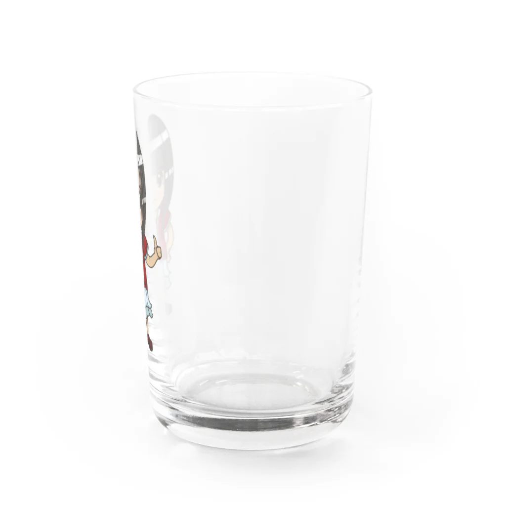 🤍一ノ瀬 彩 🐇⸒⸒ suzuri支店🤍のちびキャラ/NORMALTYPE【一ノ瀬彩】 Water Glass :right