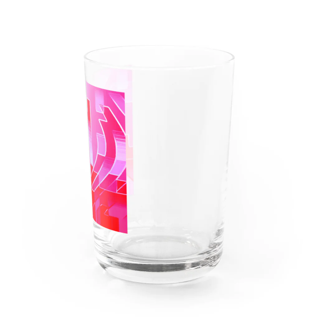 DIFFERENT/DAMAGEのONSEN CITY RED Water Glass :right