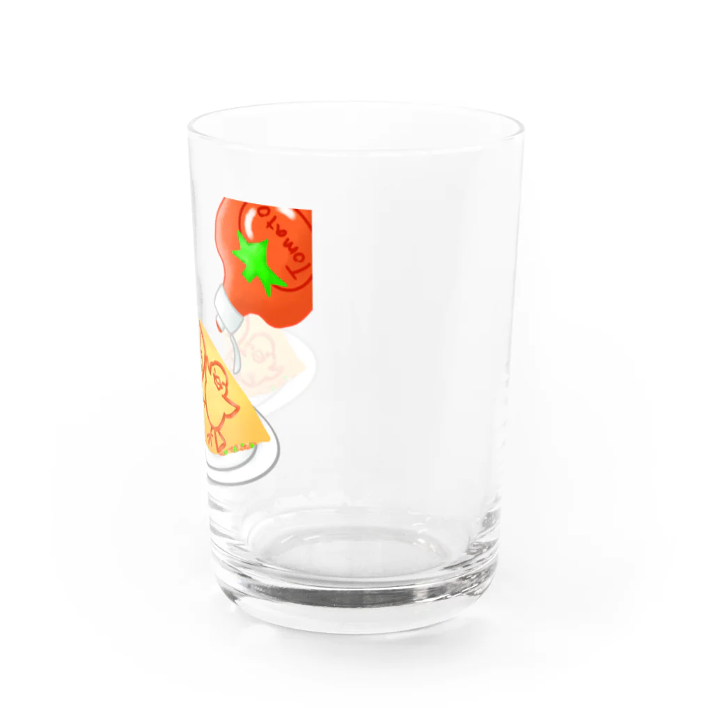 Lily bird（リリーバード）のラブ文鳥オムライス Water Glass :right