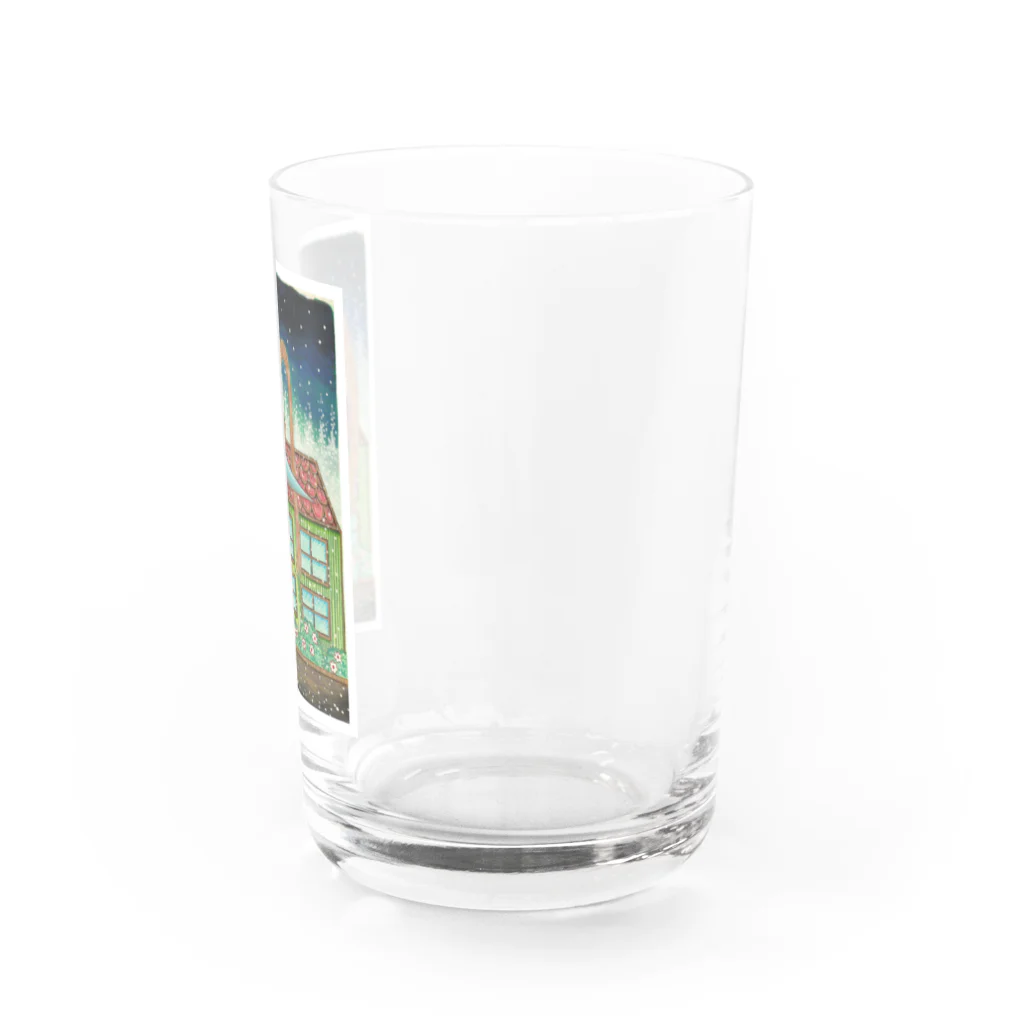神田森莉ショップの今日、午前２時１５分世界が滅びました Water Glass :right