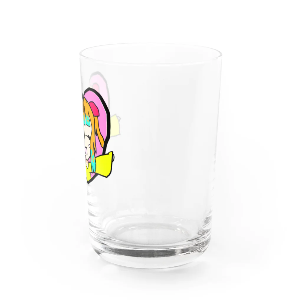 グレープオリジナルショップのハッピーちゃん Water Glass :right