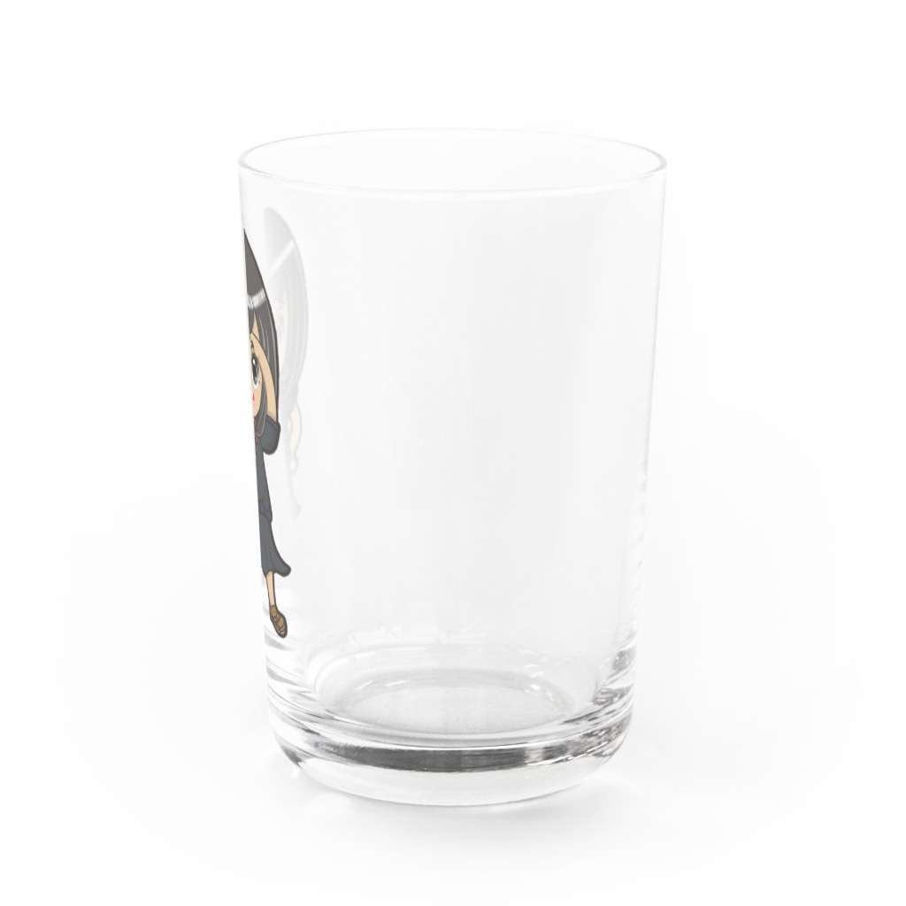 ʚ一ノ瀬 彩 公式 ストアɞのちびキャラ/SCHOOLTYPE:黒【一ノ瀬彩】 Water Glass :right