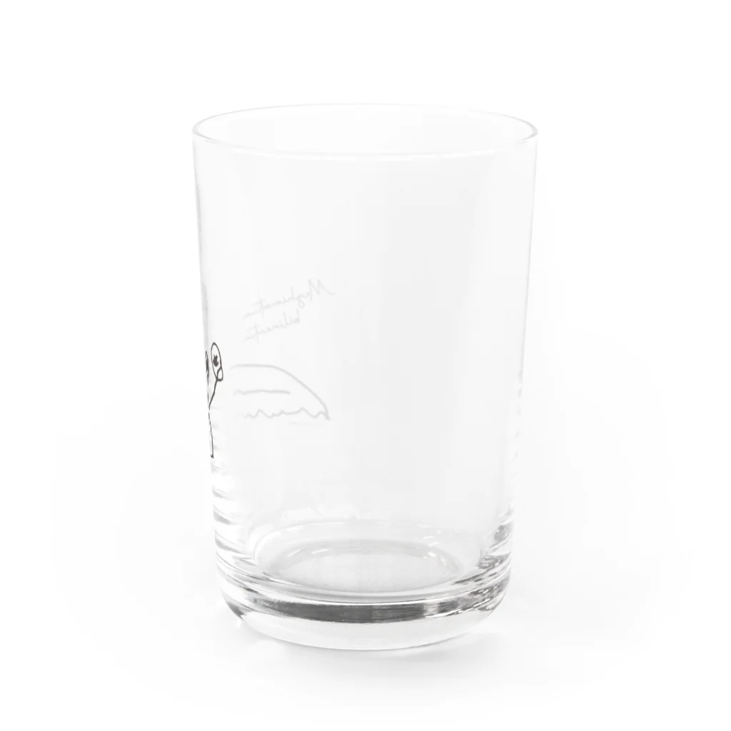 ryouga insects designのナメクジくん／モノトーンシリーズ Water Glass :right