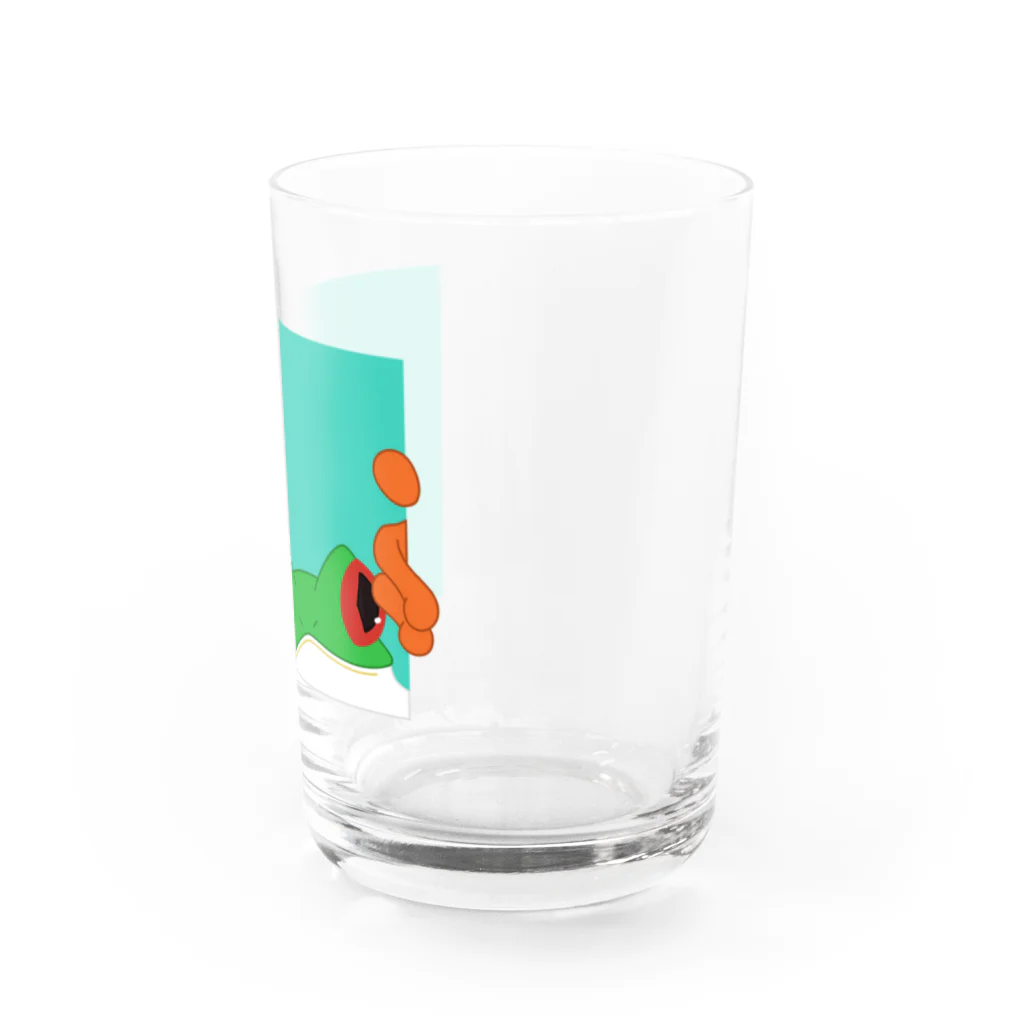 村田村のひょっこりアカメアマガエル Water Glass :right