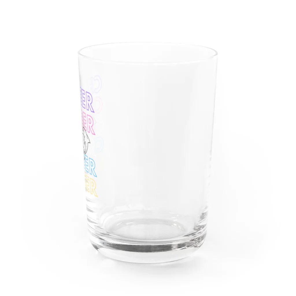 チアグッズショップ CHEER POINTのCHEERCHEERシリーズ（ドルフィン） Water Glass :right