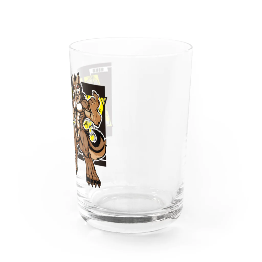 TIGER WINGS webの陸くん Water Glass :right