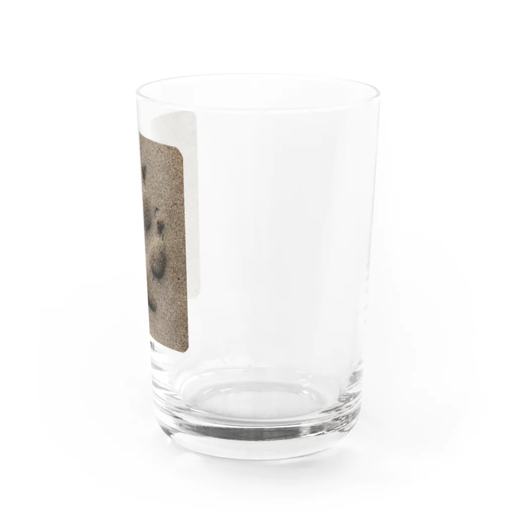 paweyetailの犬の足跡 Water Glass :right