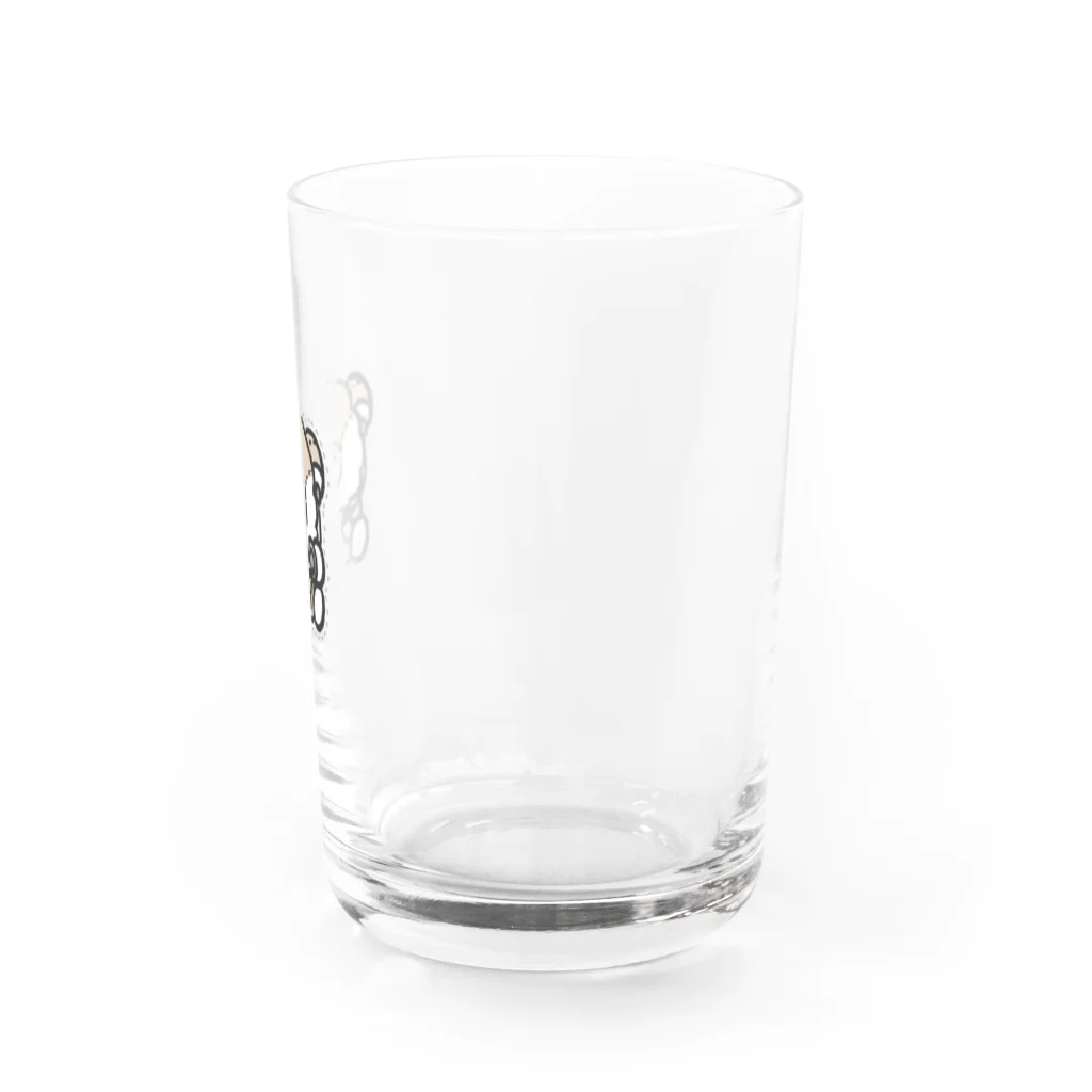 achaman•ﻌ•shopのあジャパンぐま Water Glass :right