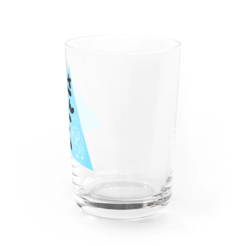 さんかく　キモノ女子のさんかく Water Glass :right