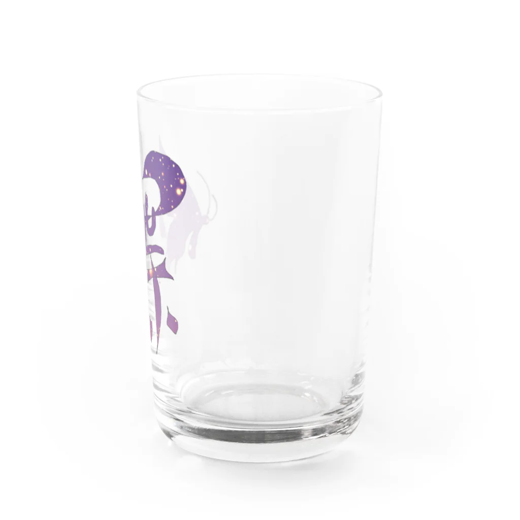 Kanji(感じ)るartのButterflyart Water Glass :right