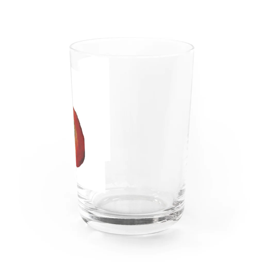 プロフィール内のサイト様もお願いいたしますのりんご リンゴ  水彩画 水彩 アート 絵 イラスト Water Glass :right