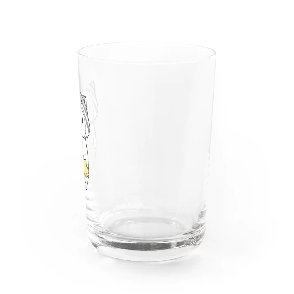 Miiiさんのマヌルネコ ウッサ氏 Water Glass :right