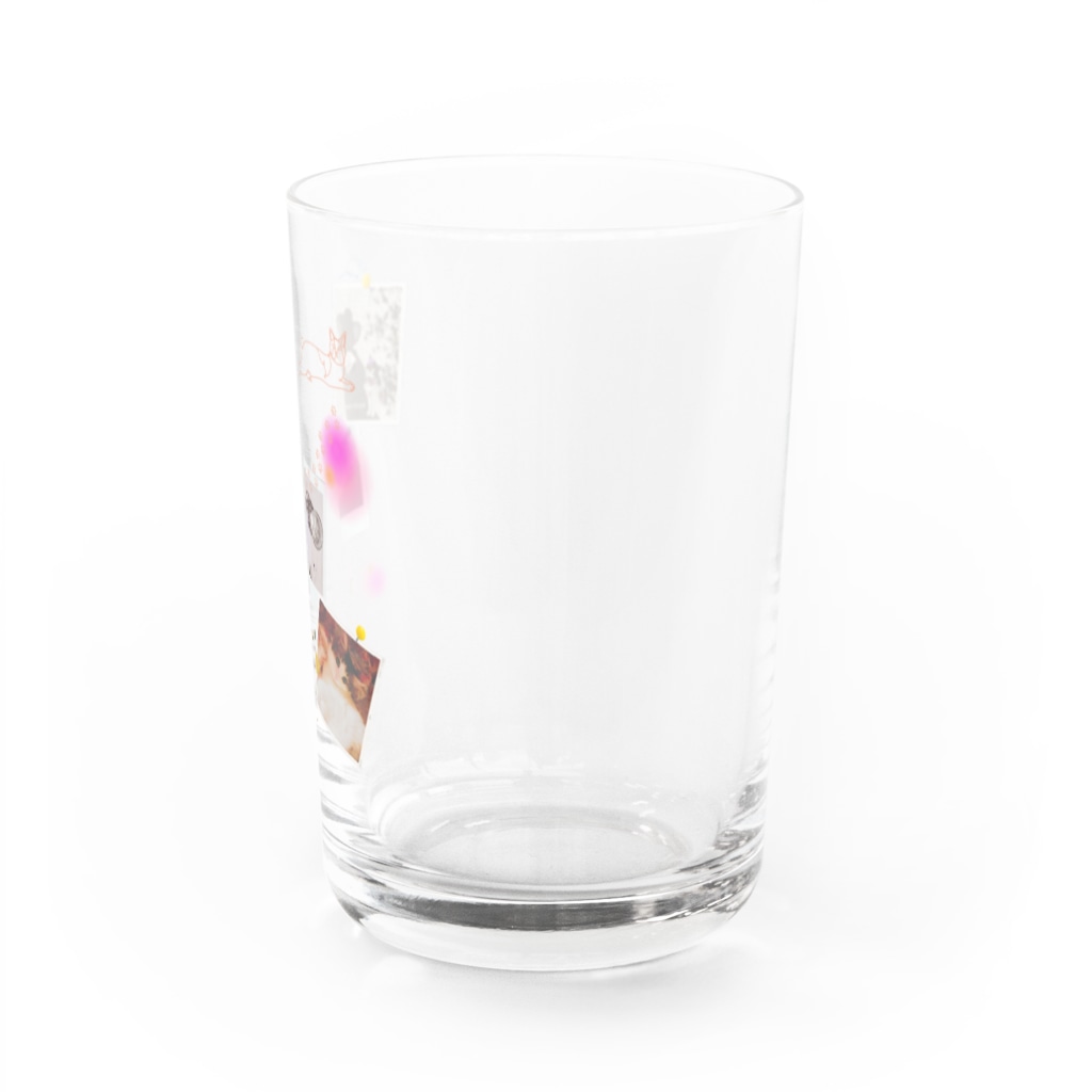 𝙈𝙊𝙈𝙊'𝙨 𝙎𝙝𝙤𝙥のMOMOとコラージュ-02 Water Glass :right