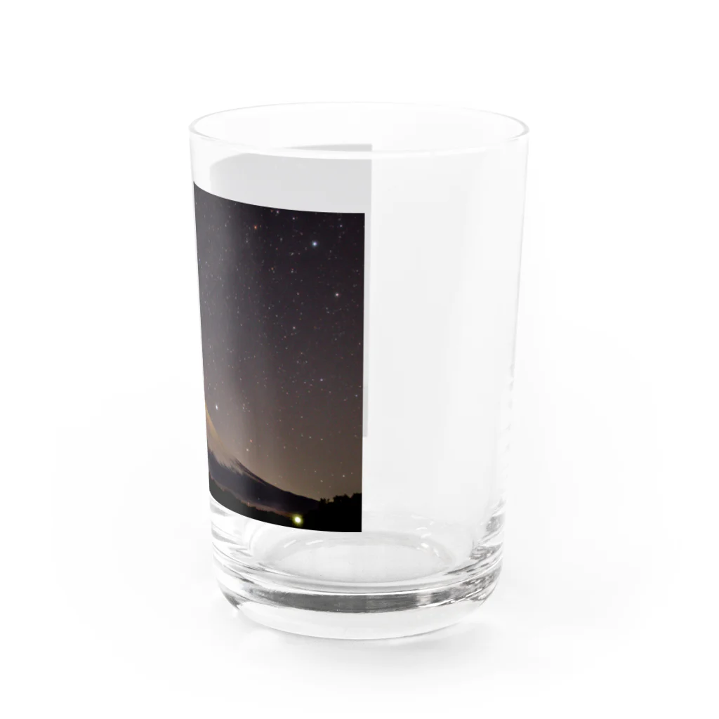 宗ノ介デザインの星空と富士山 Water Glass :right