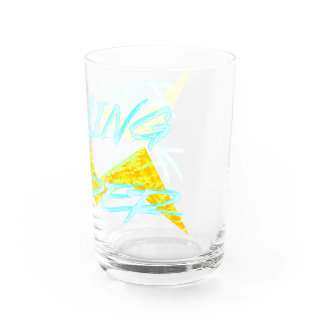 Ａ’ｚｗｏｒｋＳのROLLING THUNDER(英字＋１シリーズ) Water Glass :right