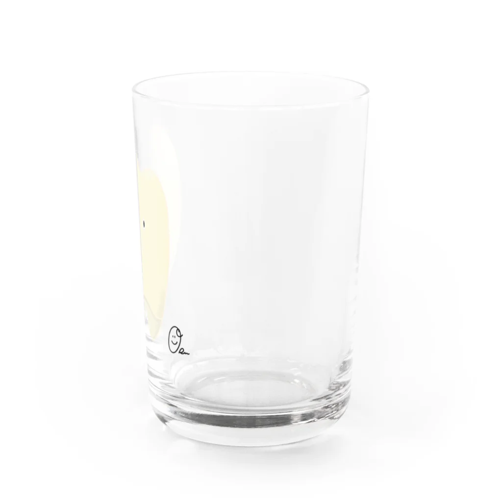 けんしんくんの白いカブせもの Water Glass :right