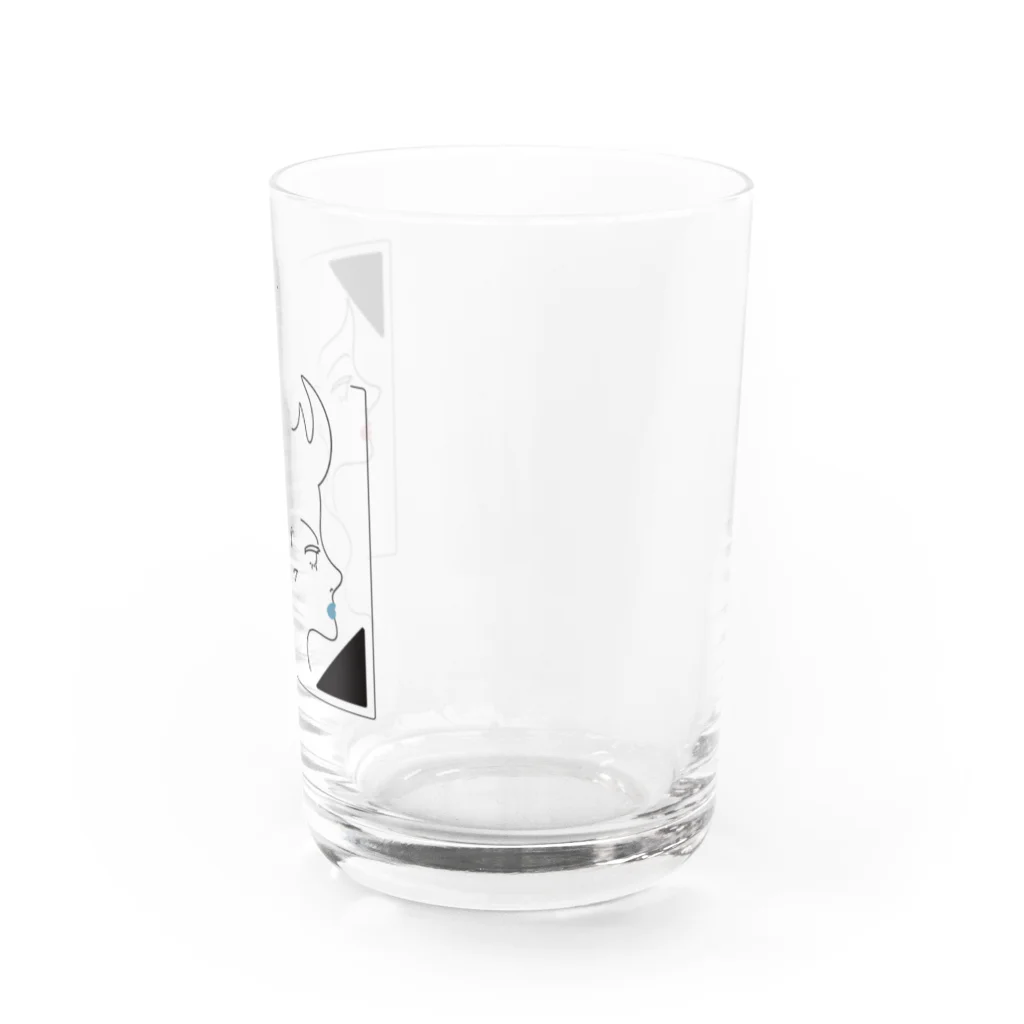 BAD HABITのDiamond girl Water Glass :right