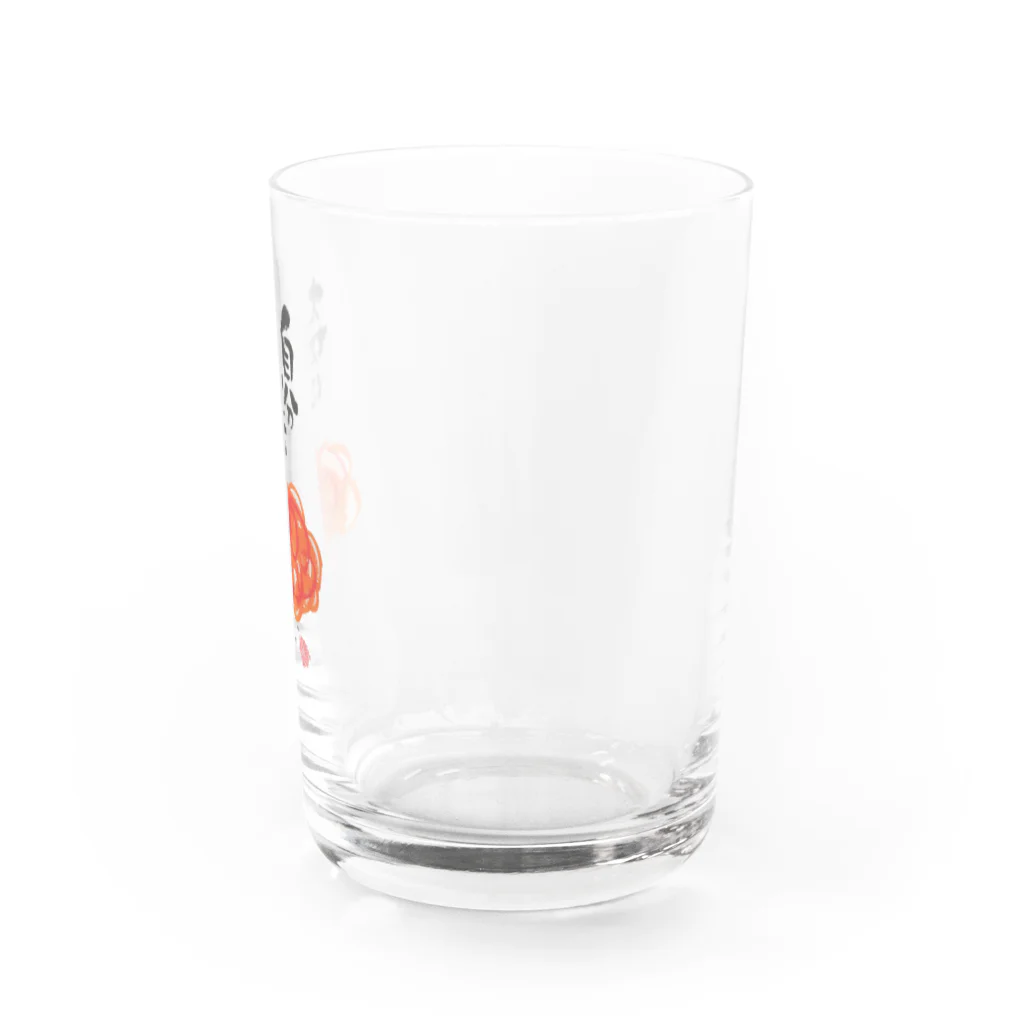 ふでこのゆるふでのもじゃもじゃくん Water Glass :right