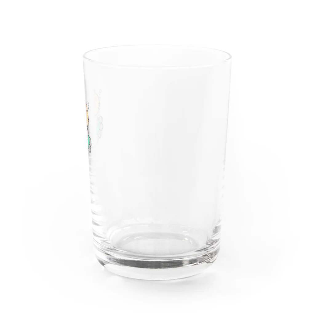 マッハナイスガイの温泉猫（小） Water Glass :right