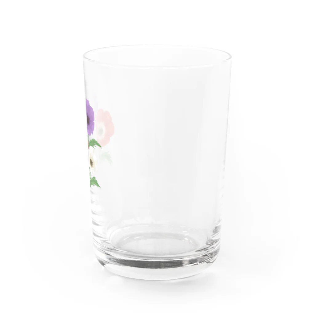 スコティッシュ・ミキ・フォールドのアネモネ Water Glass :right