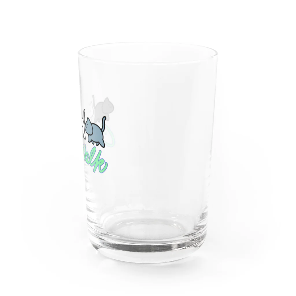 ねこきん牧場のcatwalk Water Glass :right