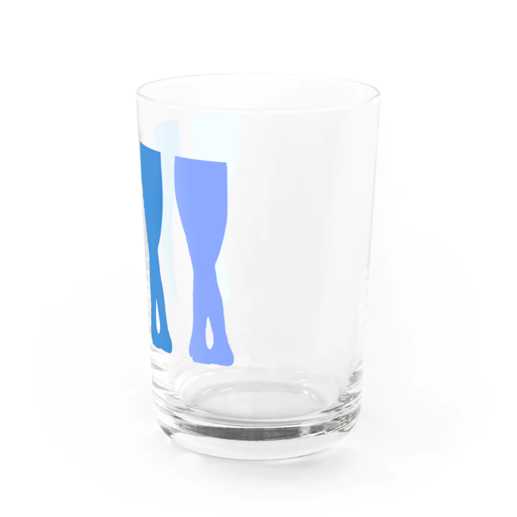 Twinkle-BooのBallet!blue Water Glass :right