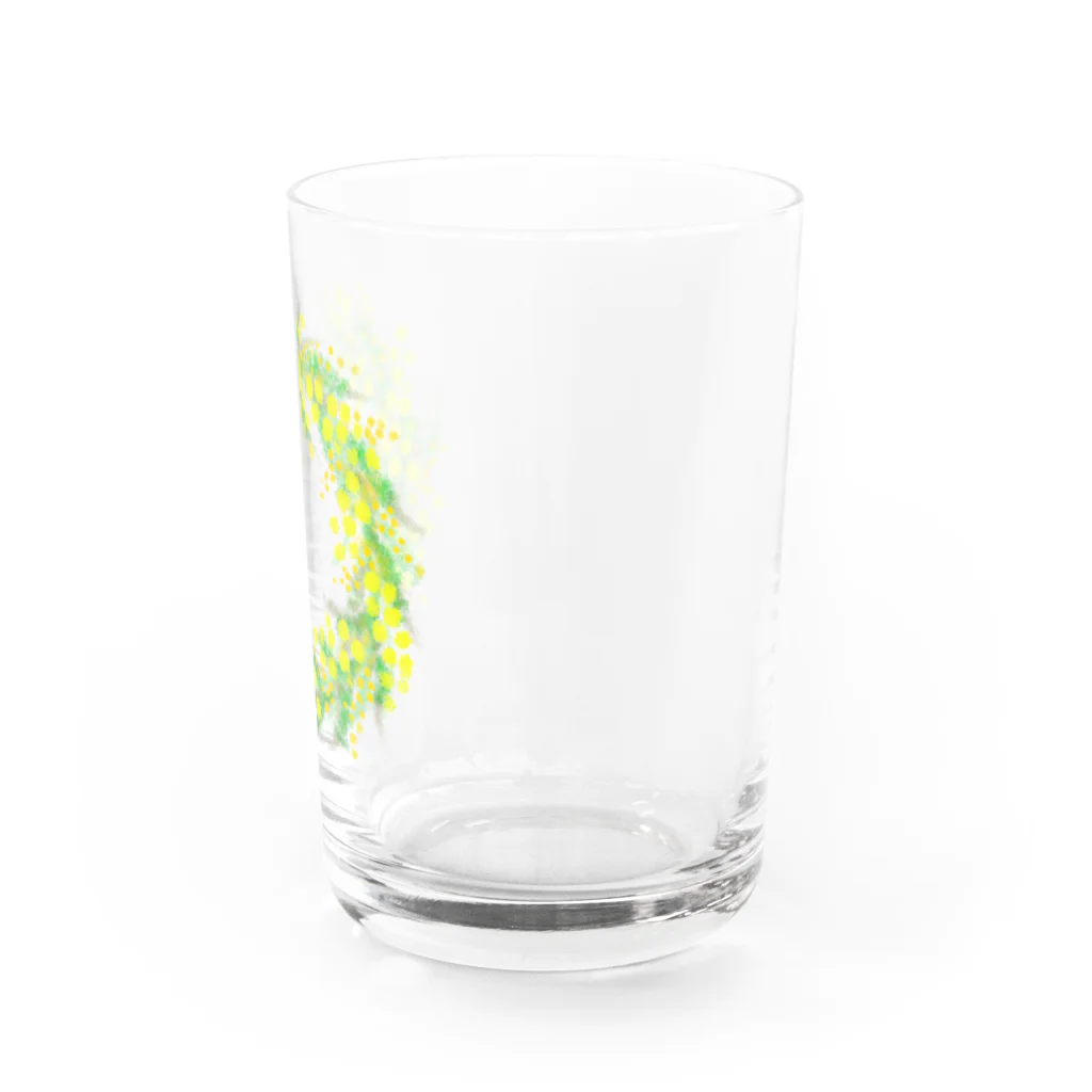 satoharuのミモザのリース Water Glass :right