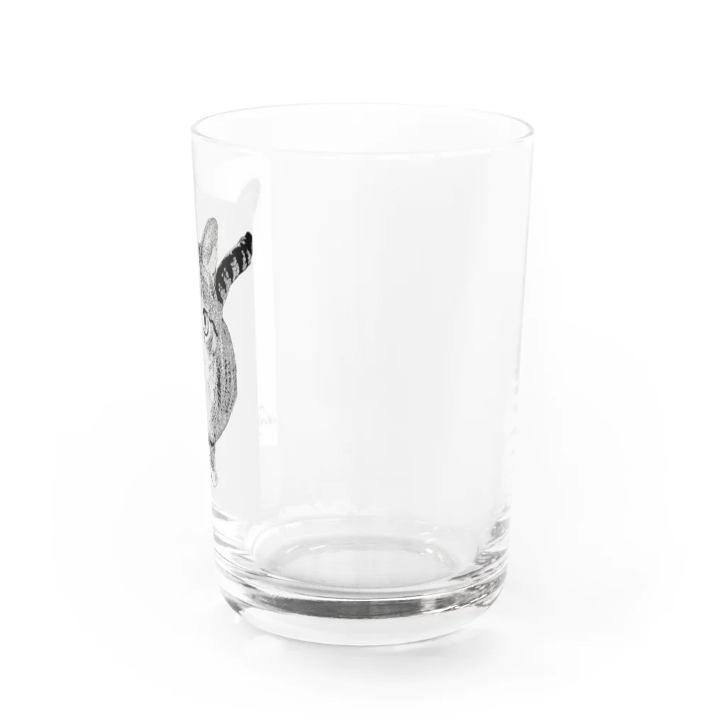 choistyle  handmadeの猫　目線の先に𓃠 Water Glass :right