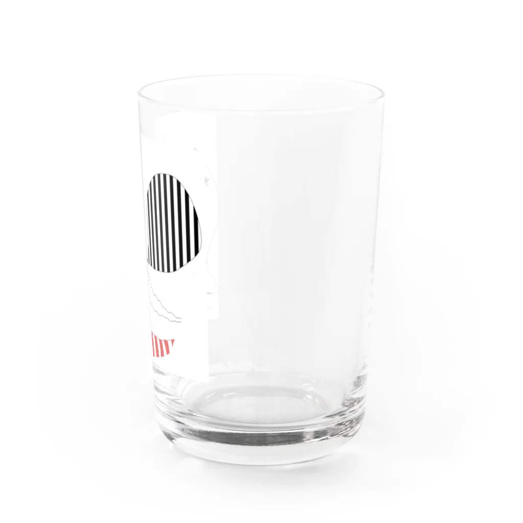 theme_musicのgirl Water Glass :right