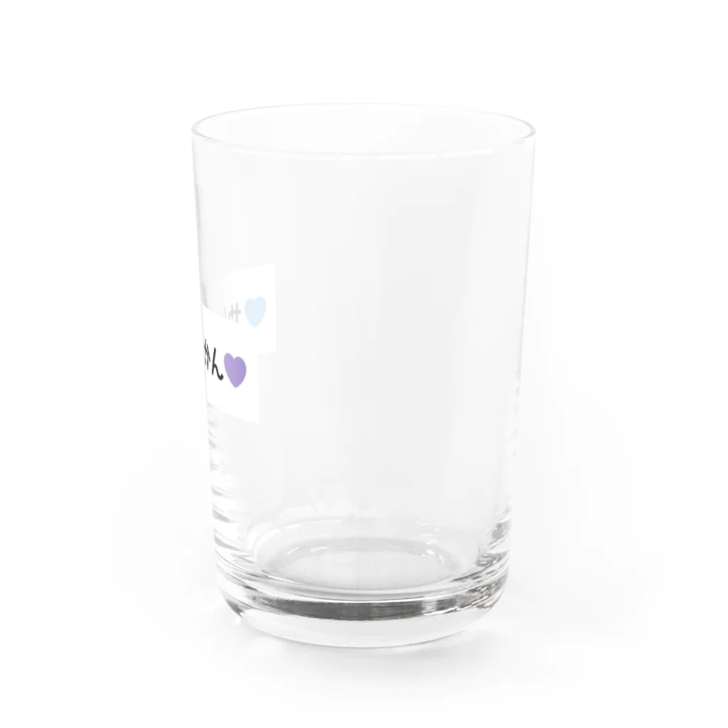 ヤリマン新人看護師🌮💕の💙やりかん💜 Water Glass :right