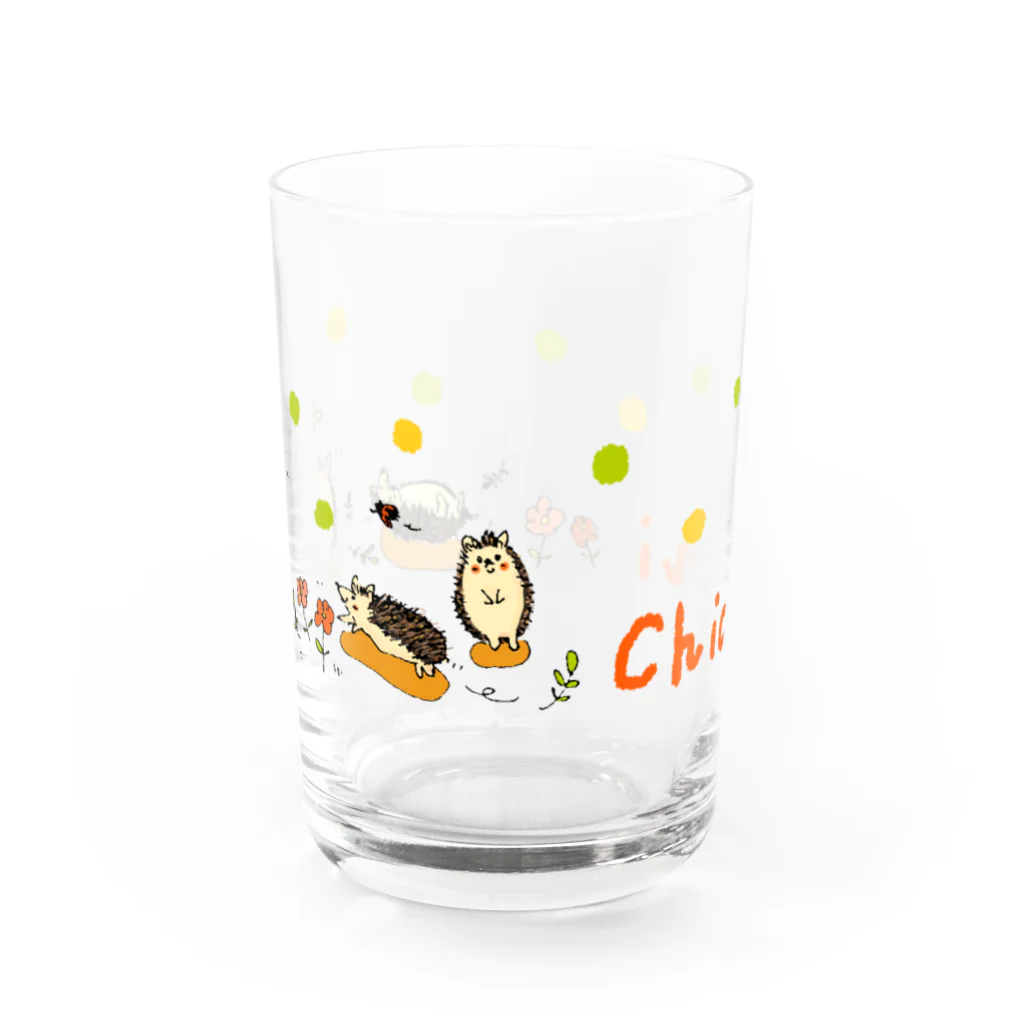 ハリネズミのチッチのハリネズミのチッチ🦔グラス Water Glass :right