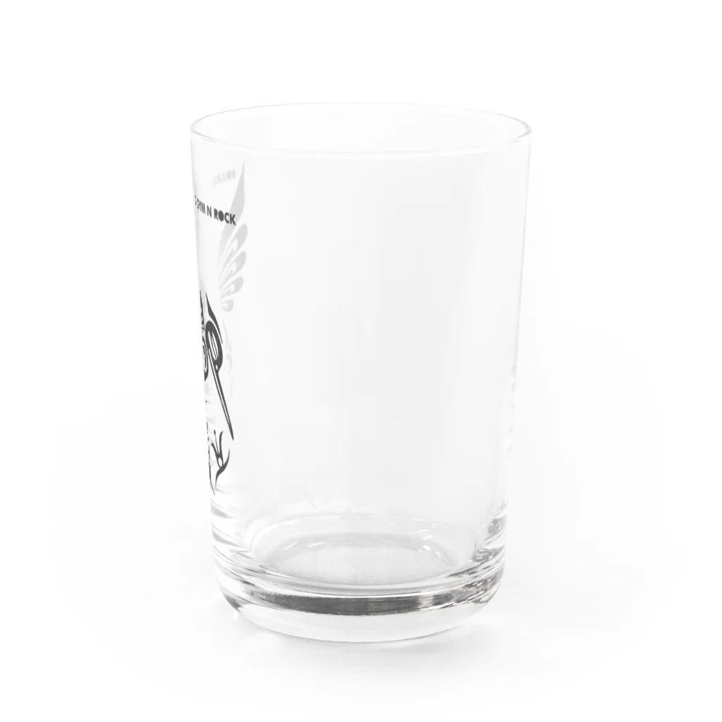 ボルダリングジム エヌロックのハミングバード　カナディアンアート風 Water Glass :right