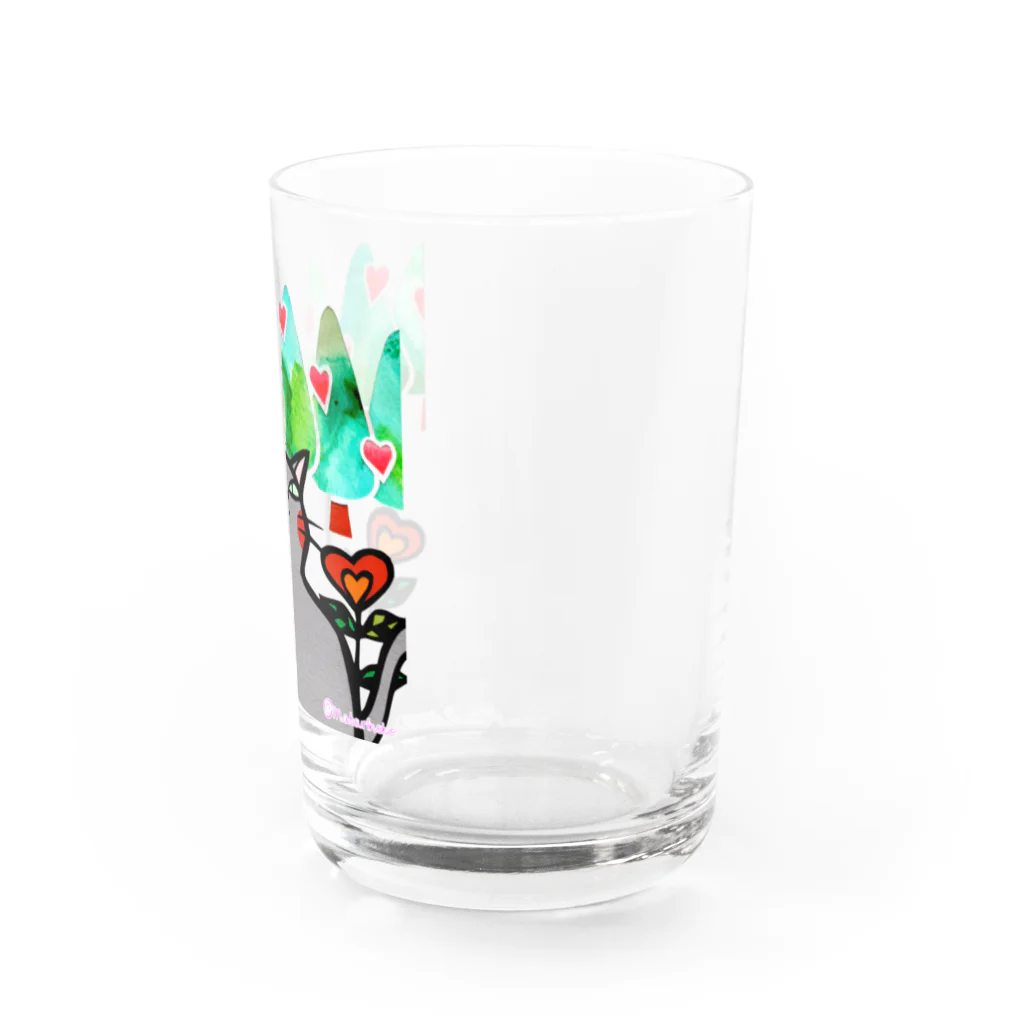 まつり猫ショップのLOVE FOREST Water Glass :right