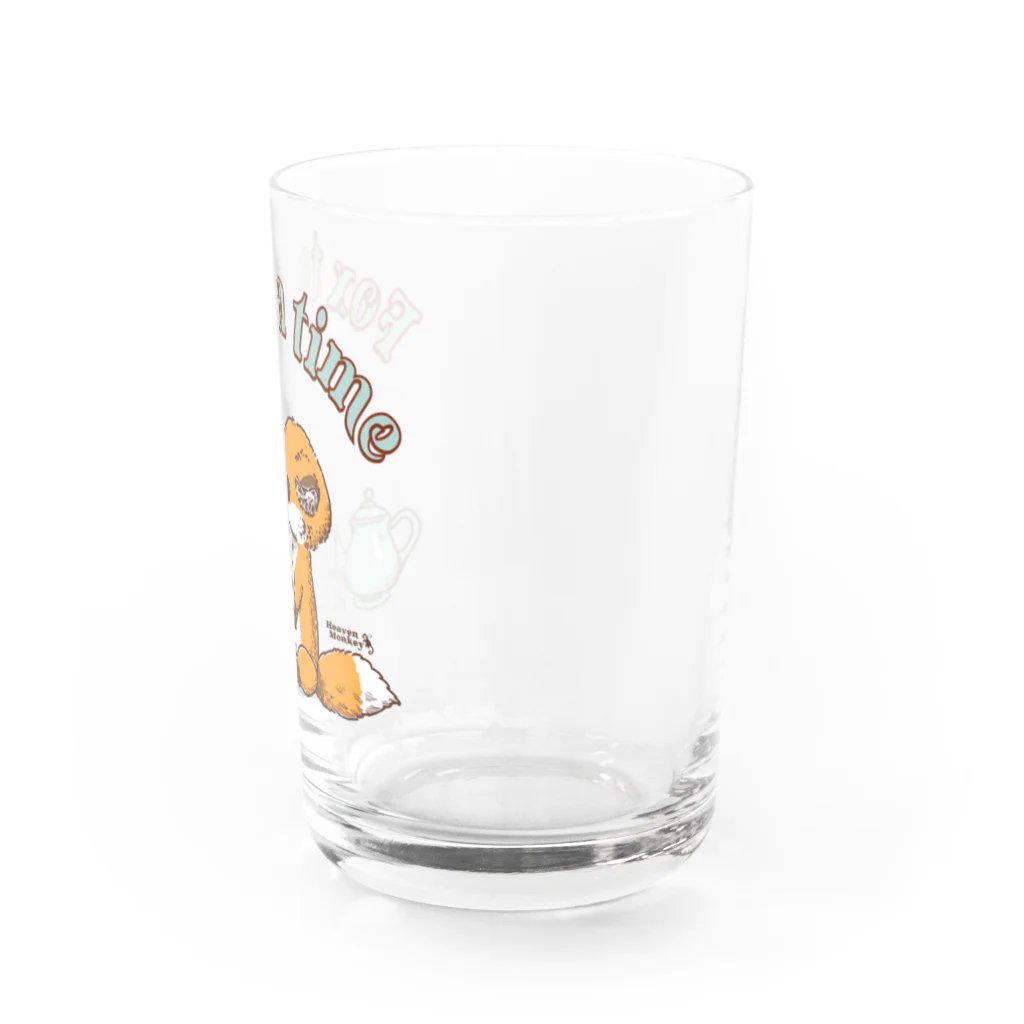 Heaven Monkeyのキツネのティータイム Water Glass :right