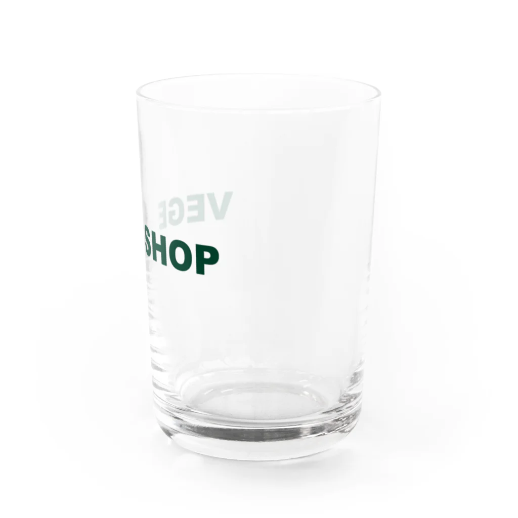 VEGE SHOPのVEGE SHOP 緑文字 Water Glass :right