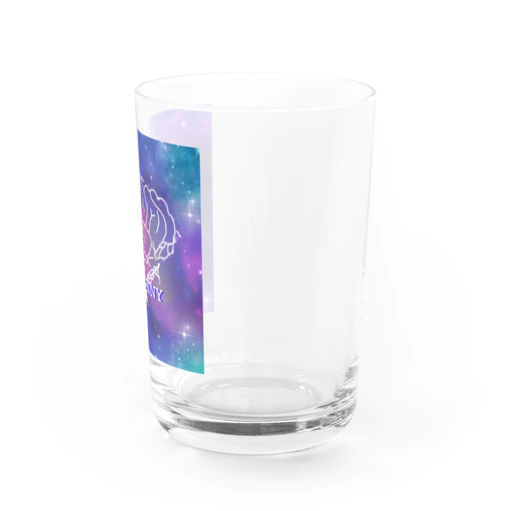 JohnnyLKの宇宙脳(スペース柄) Water Glass :right