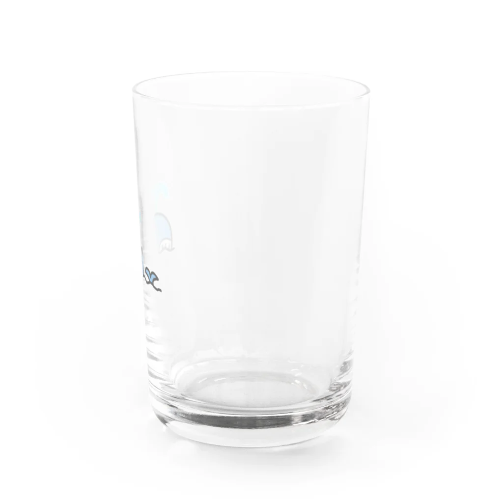 ゆるれあの「く」くじら Water Glass :right