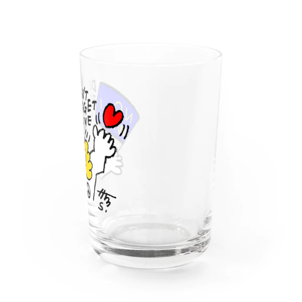 POWERFUL POPのDON'T FORGET LOVE Water Glass :right